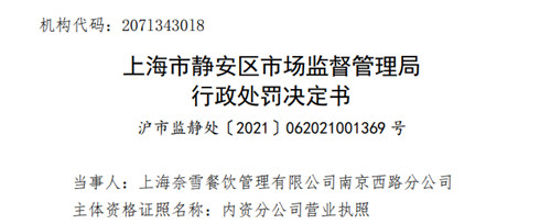 奈雪的茶上海一分店因销售过期食品被处罚5万元 股价折损过半休闲区蓝鸢梦想 - Www.slyday.coM 奈雪的茶上海一分店因销售过期食品被处罚5万元 股价折损过半休闲区蓝鸢梦想 - Www.slyday.coM