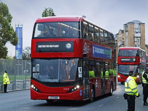 第26届联合国气候变化大会开幕比亚迪零排放大巴身兼数职惊艳亮相