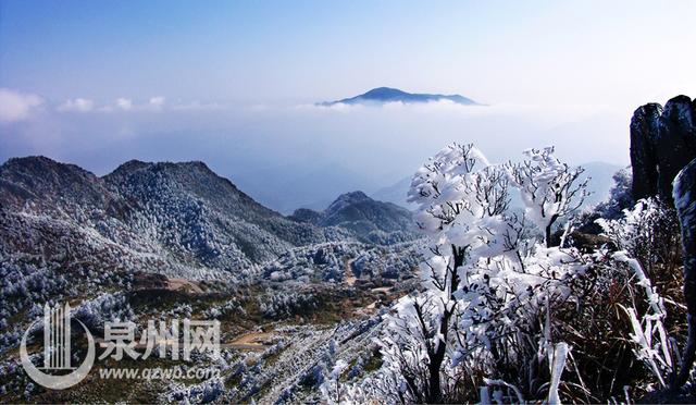 泉是好风光德化九仙山雾凇