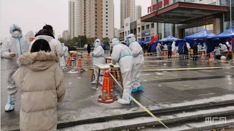 青海西宁主城区全员核酸检测工作顺利进行