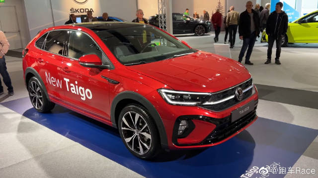苏黎世车展上展出的2022新款大众 Taigo R-Line