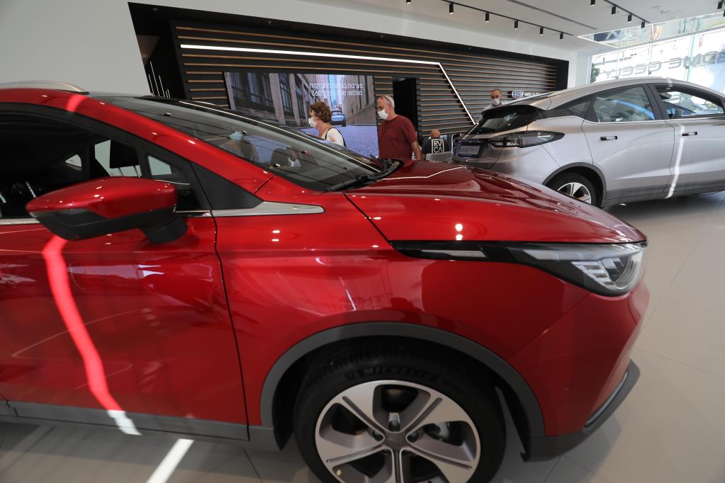 吉利在以色列开售电动汽车