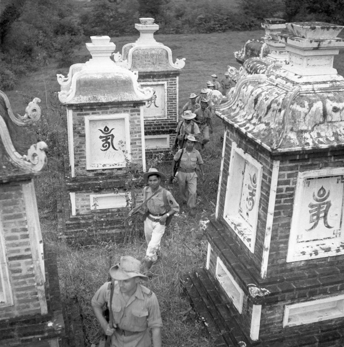 1951年在越南的法国士兵  第一次印度支那战争的老照片