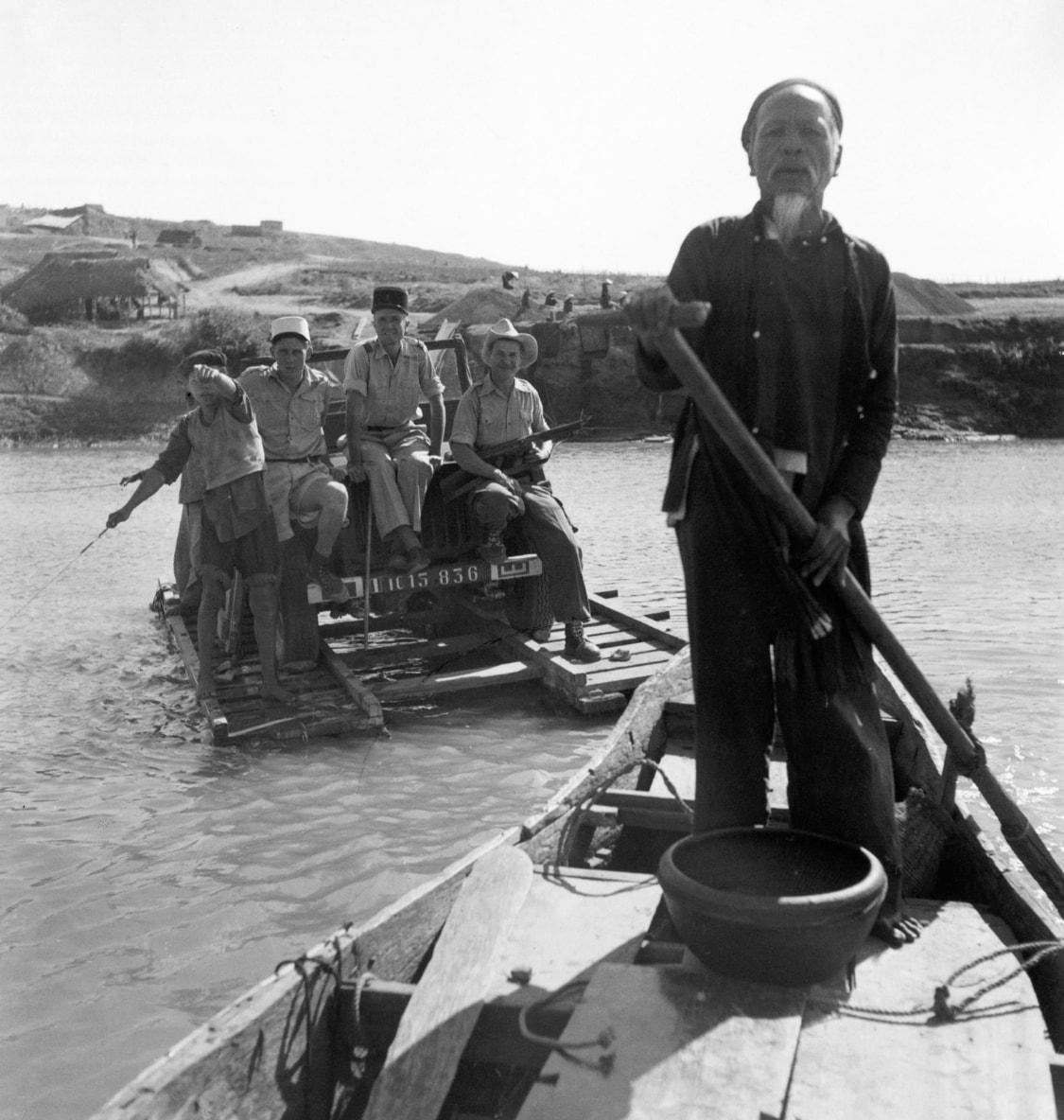 1951年在越南的法国士兵  第一次印度支那战争的老照片