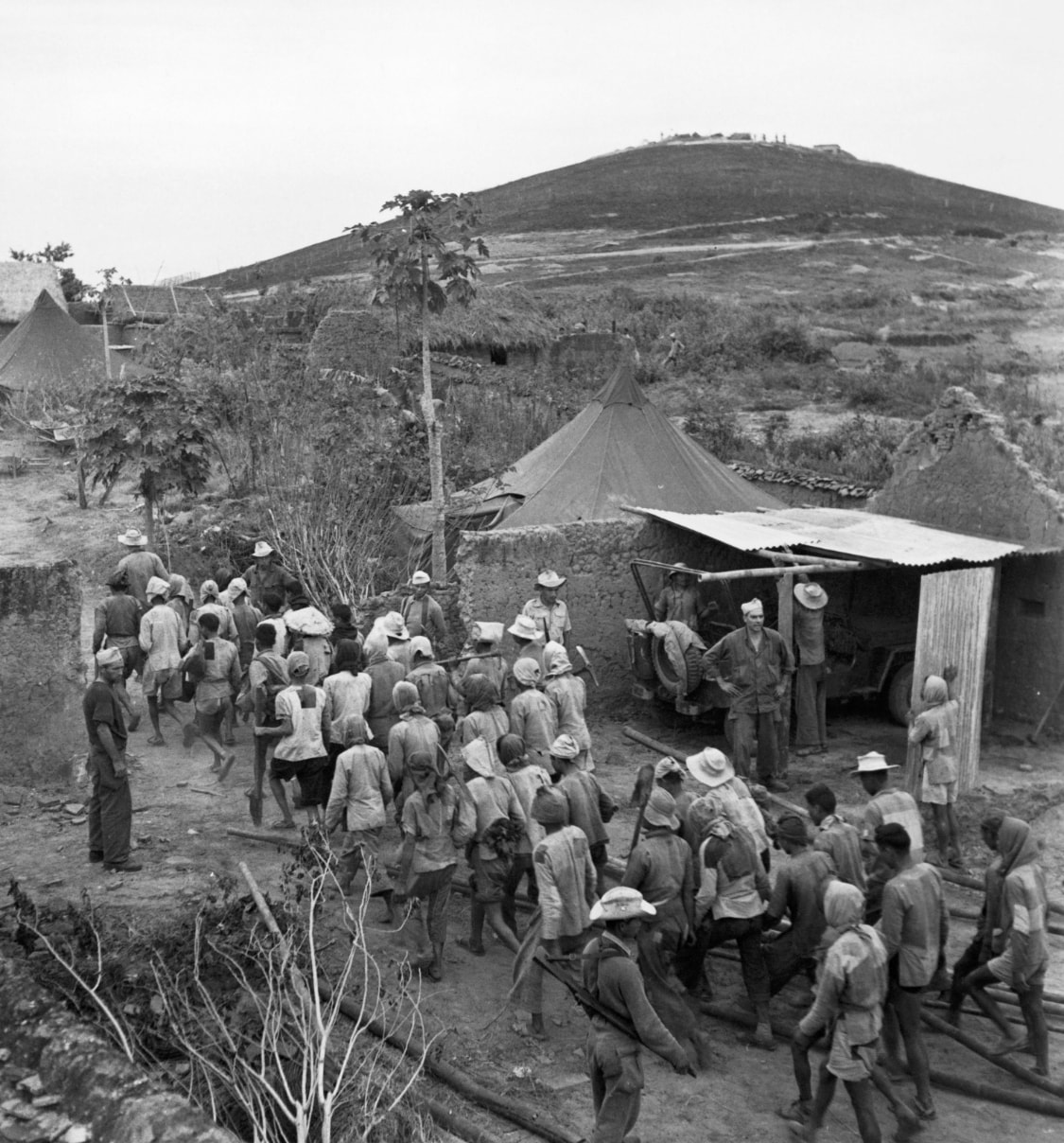 1951年在越南的法国士兵  第一次印度支那战争的老照片