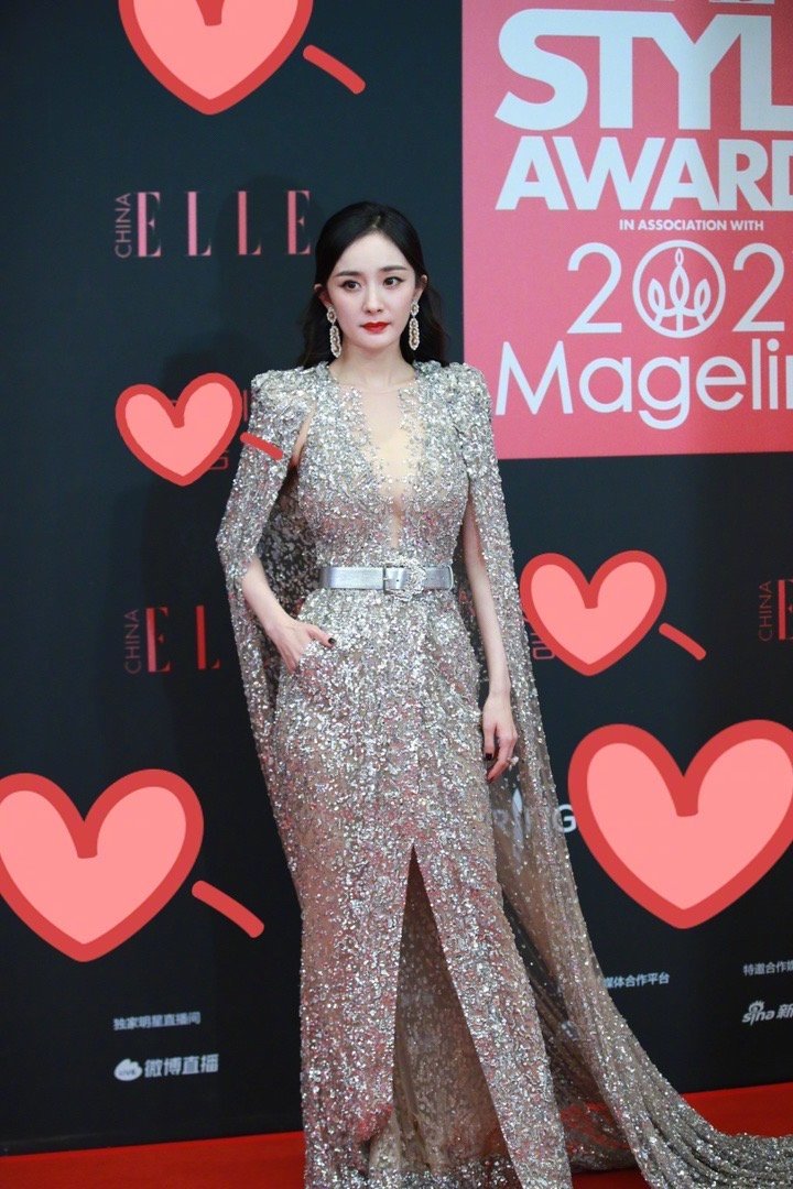卧槽elle杨幂有红毯还是生图