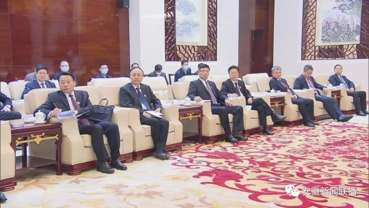 安徽省委书记郑栅洁、省长王清宪与张瑞敏、洪清华等企业家会谈休闲区蓝鸢梦想 - Www.slyday.coM 安徽省委书记郑栅洁、省长王清宪与张瑞敏、洪清华等企业家会谈休闲区蓝鸢梦想 - Www.slyday.coM