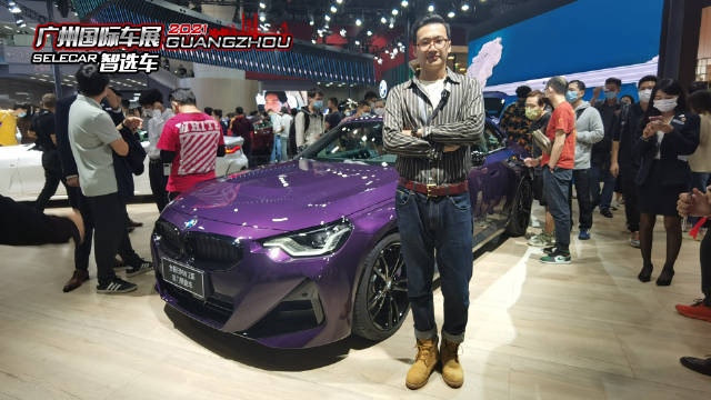 售价29.98万元，进口后驱车，广州车展实拍宝马2系双门轿跑