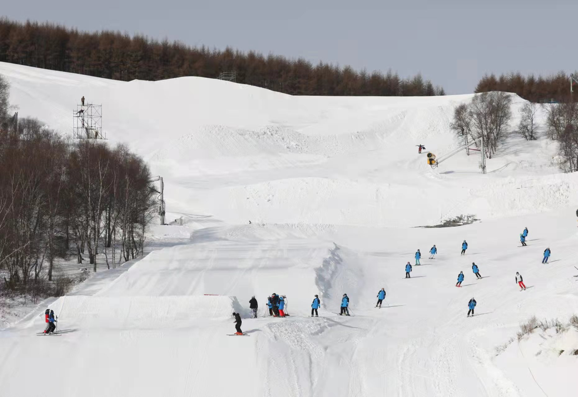 张家口云顶滑雪公园赛事工作基本就绪