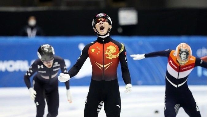 恭喜中国速滑!任子威1500米夺冠,生涯4冠,<a href=
