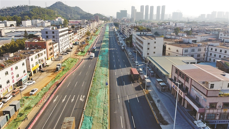 横坪公路改造工程主线通车|坪山|主线|工程_新浪新闻