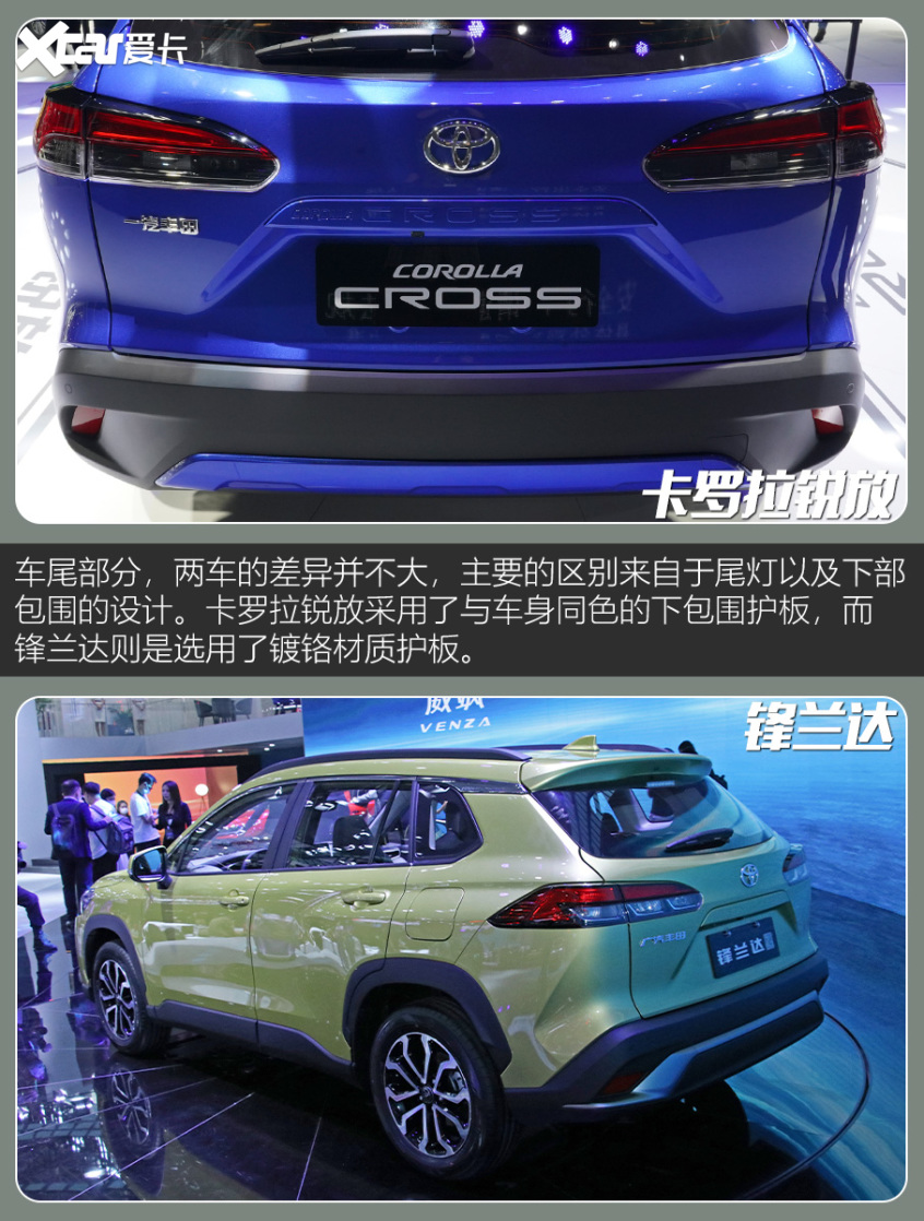 卡罗拉锐放对比锋兰达 是新兵也是异类