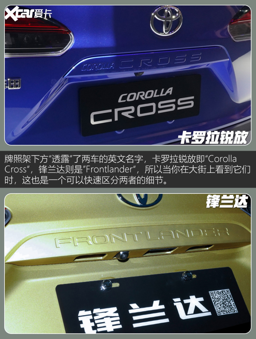 卡罗拉锐放对比锋兰达 是新兵也是异类