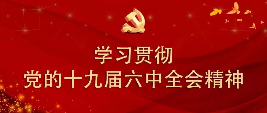 学习贯彻党的十九届六中全会精神