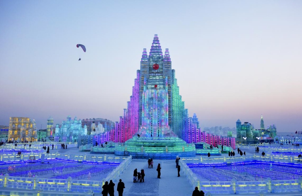 哈尔滨冰雪大世界。