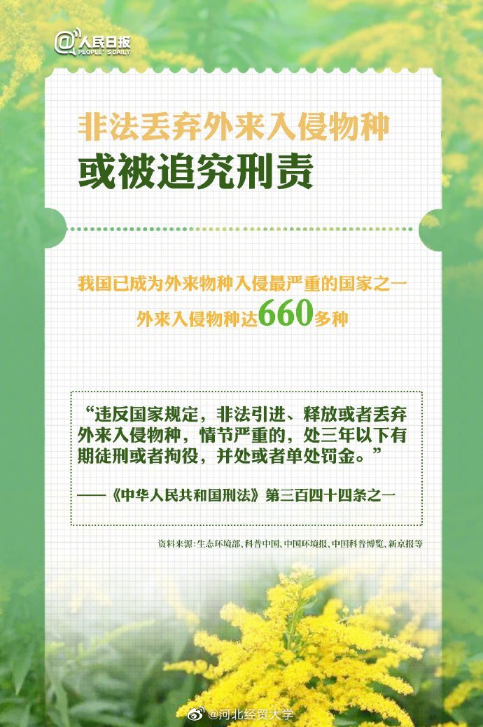 近日，外来入侵物种“<a href=