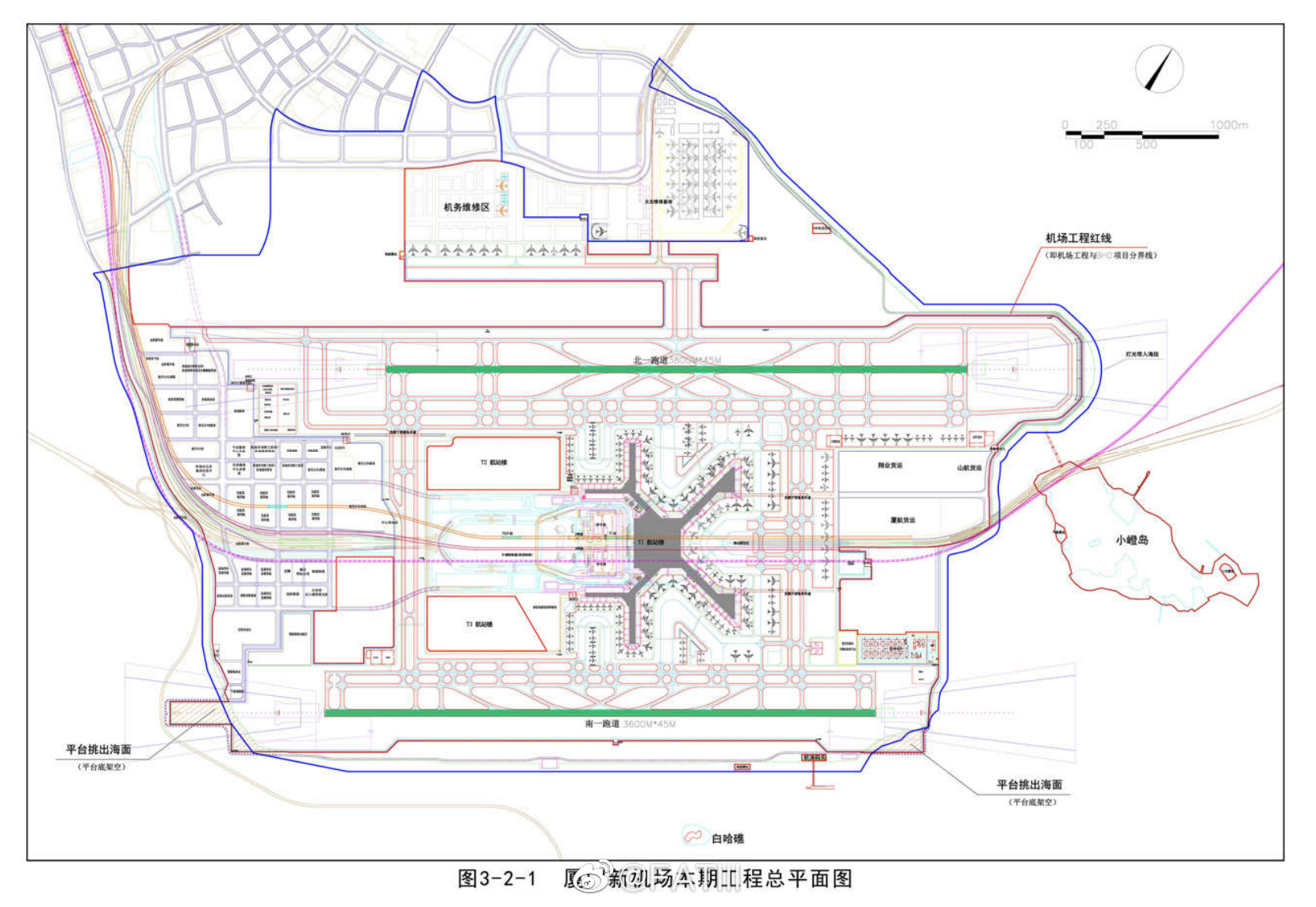 Comprehensive Development of Central Area at Xiamen New Airport by East China Architectural ...