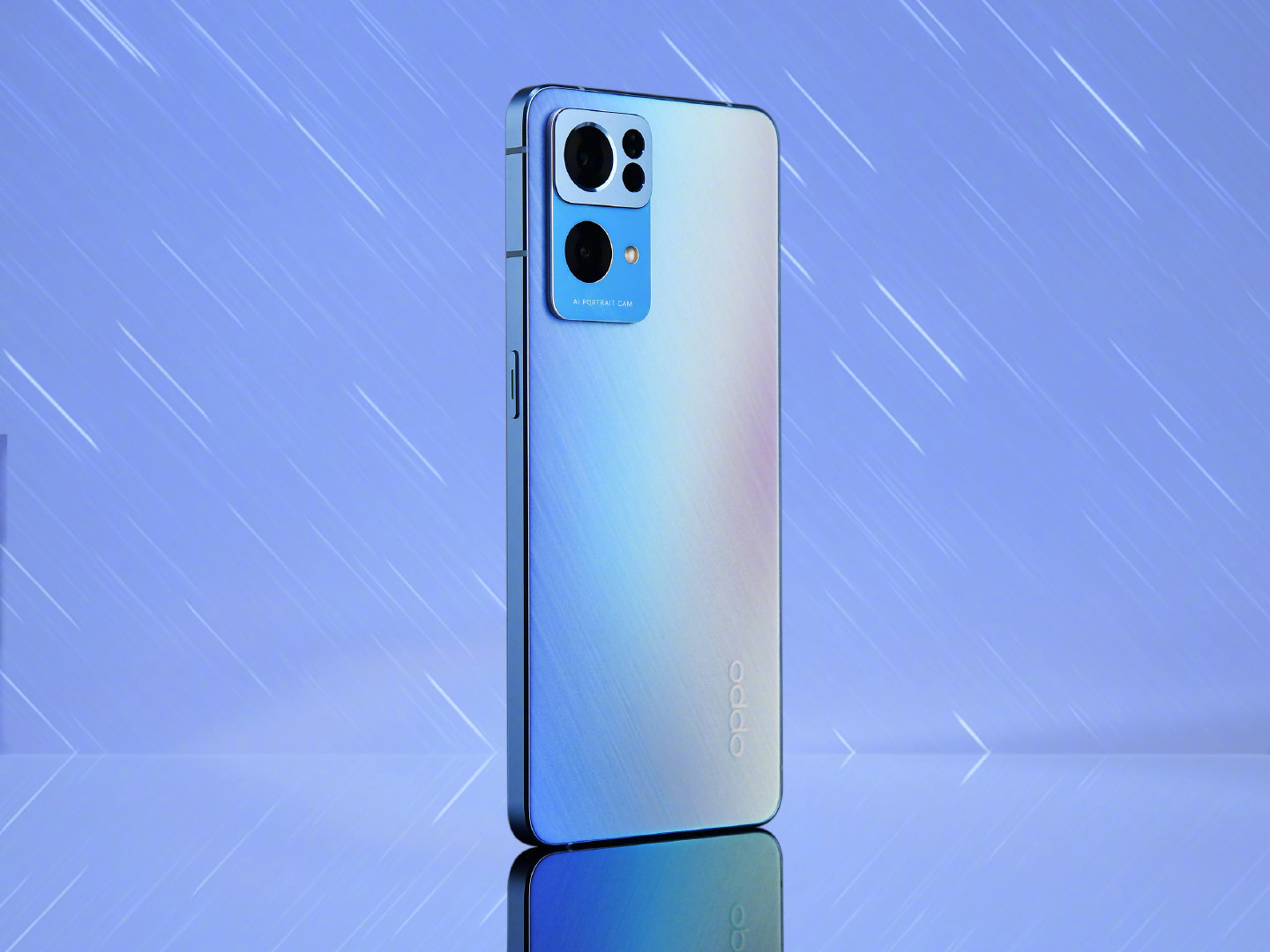 与此同时,在外观设计上,oppo reno7 pro"星雨心愿"配色采用了航天级