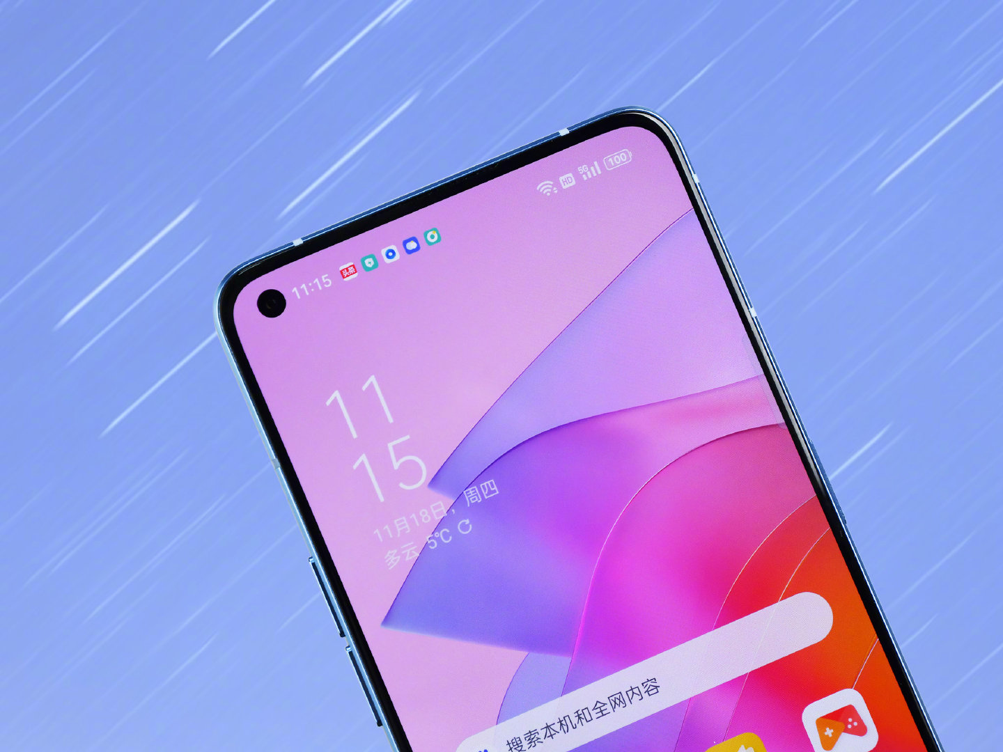 降落在方寸间的流星雨opporeno7pro图赏