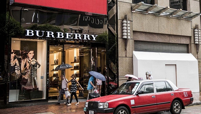 Burberry香港罗素街铺位 图片来源：Bloomberg