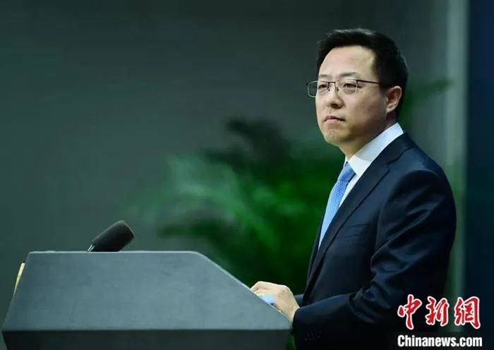 资料图:外交部发言人赵立坚。