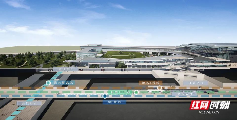 ▲长沙机场改扩建工程的设计给未来留足了空间。
