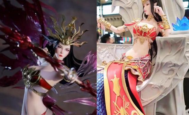 斗破美杜莎又一款手办来袭坐姿优雅动人网友我老婆好美