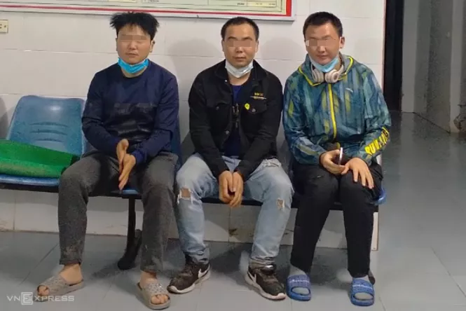 3名中国男子偷渡到越南被捕