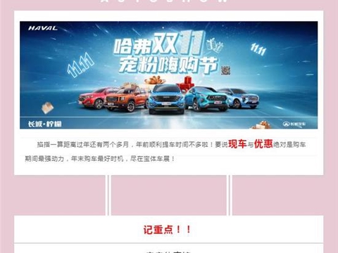 11月27-28日 秋冬购车季 车展来加码