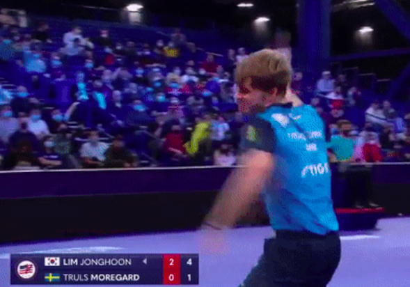 CCTV5直播世乒赛最大逆转，00后0-3落后4-3绝杀<a href=