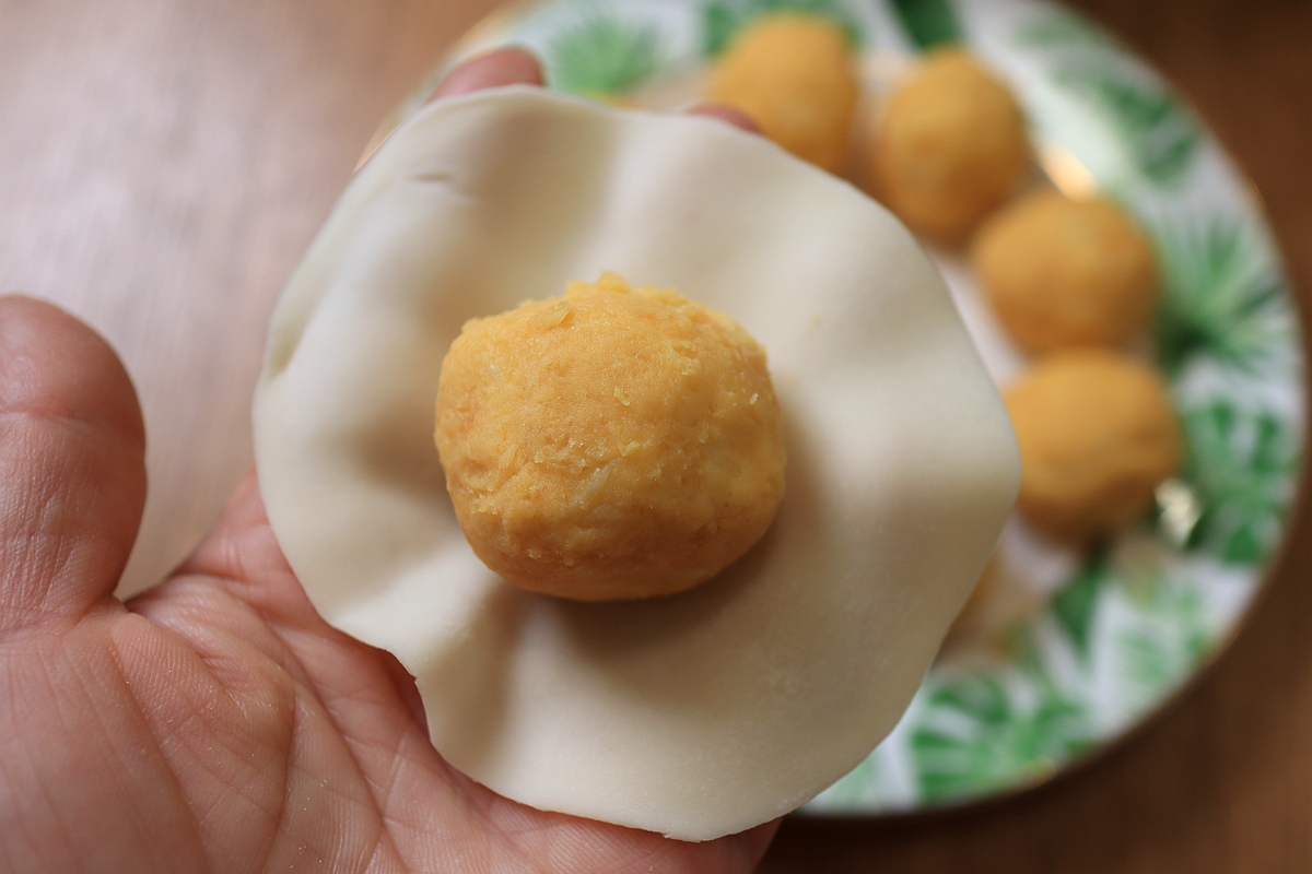 [转载]我用红薯烙了2锅饼，香甜拉丝可真好吃，能当主食也能当零食