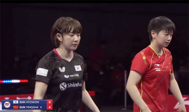 孙颖莎出手太猛！最后一球直接暴力抡，<a href=