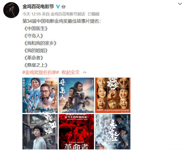 金鸡奖各项提名公布,易烊千玺于和伟争影帝,刘浩存获影后提名休闲区蓝鸢梦想 - Www.slyday.coM 金鸡奖各项提名公布,易烊千玺于和伟争影帝,刘浩存获影后提名休闲区蓝鸢梦想 - Www.slyday.coM