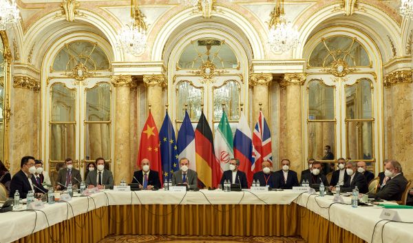 这是11月29日在奥地利维也纳拍摄的伊朗核问题全面协议联合委员会政治总司长级会议。新华社发（欧盟驻维也纳代表团供图）