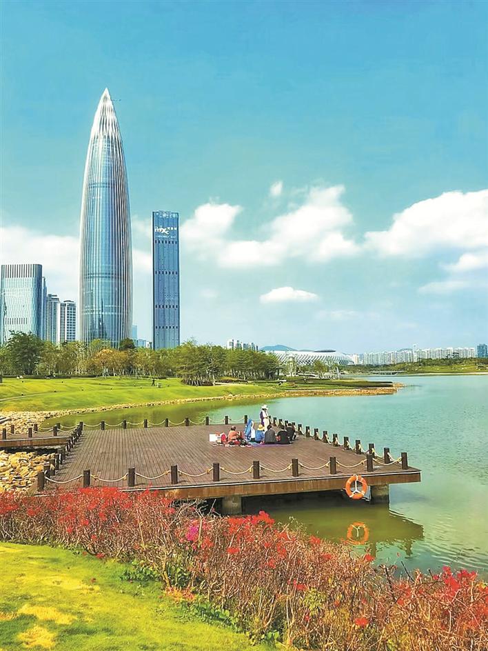 ▲深圳空气质量持续向好,常见蓝天白云。 网友“知秋一叶” 摄