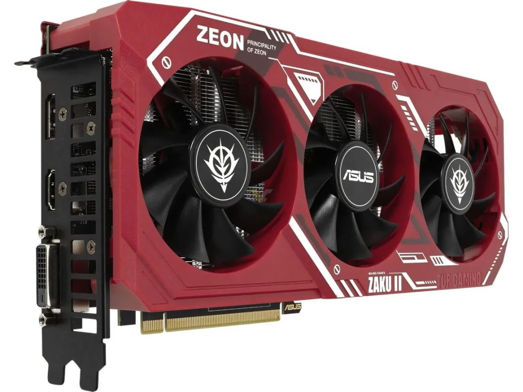 华硕1660super,七彩虹1660super 华硕发布geforce gtx 1660 super zaku ii版显卡,红色