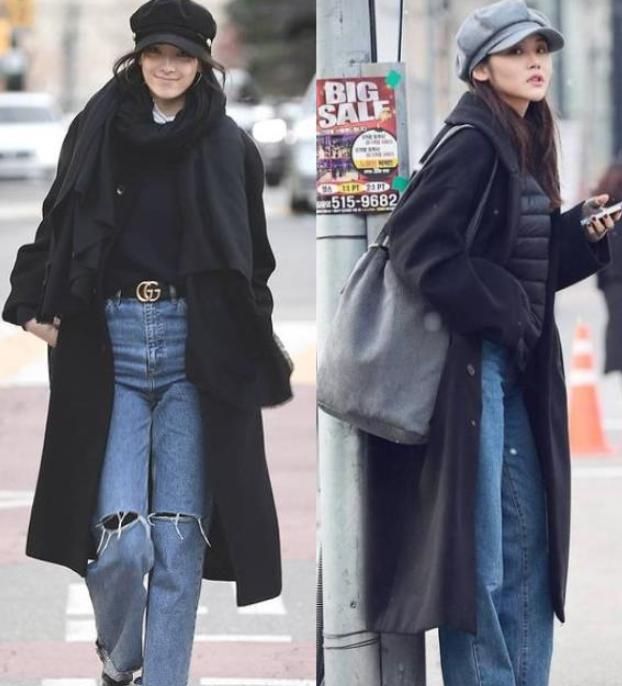 黑色大衣怎样穿出高级感?看看<a href=