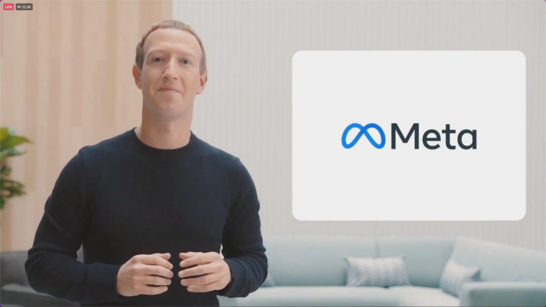 扎克伯格宣布脸书更名为元宇宙平台公司（Meta）