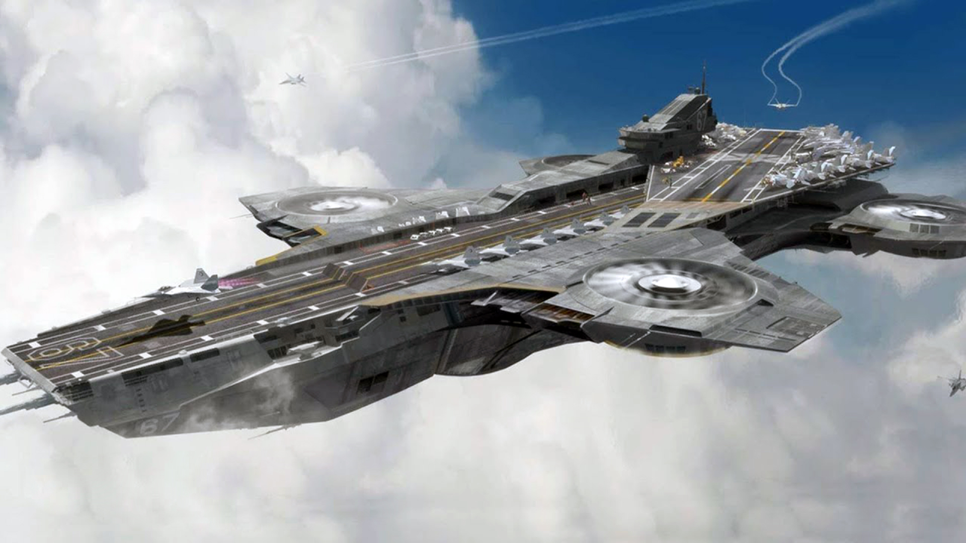 珠海航展出现空天母舰代号鸾鸟二号性能碾压美国航母