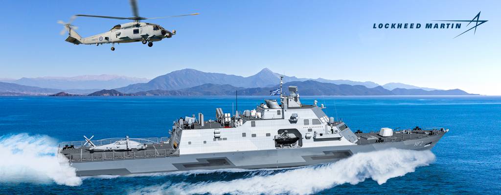 洛克希德·马丁公司参与竞标的未来护卫舰渲染图，有可能成为希腊海军的选项之一（图自洛克希德·马丁公司）