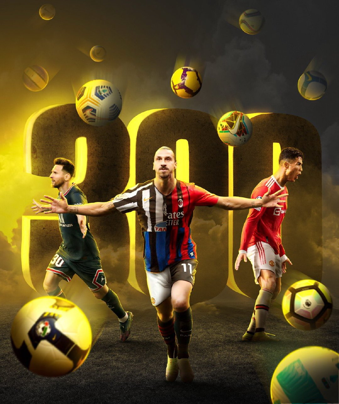 伊布帮助AC米兰客场绝平，五大联赛进球达到300个！比肩C罗梅西