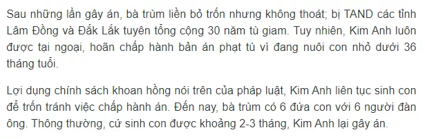 神操作丨越南女毒枭为逃避刑罚不断生育,找了6个“老公”生了6娃