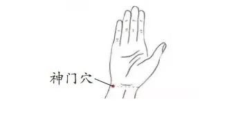 神门是心神出入之门,体表和体内的心经气血在此交会,故神门穴有镇静