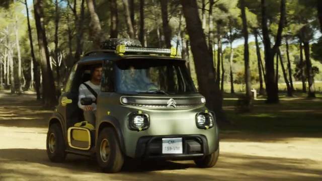 My Ami越野车概念车，灵活多变的一辆电动小车……