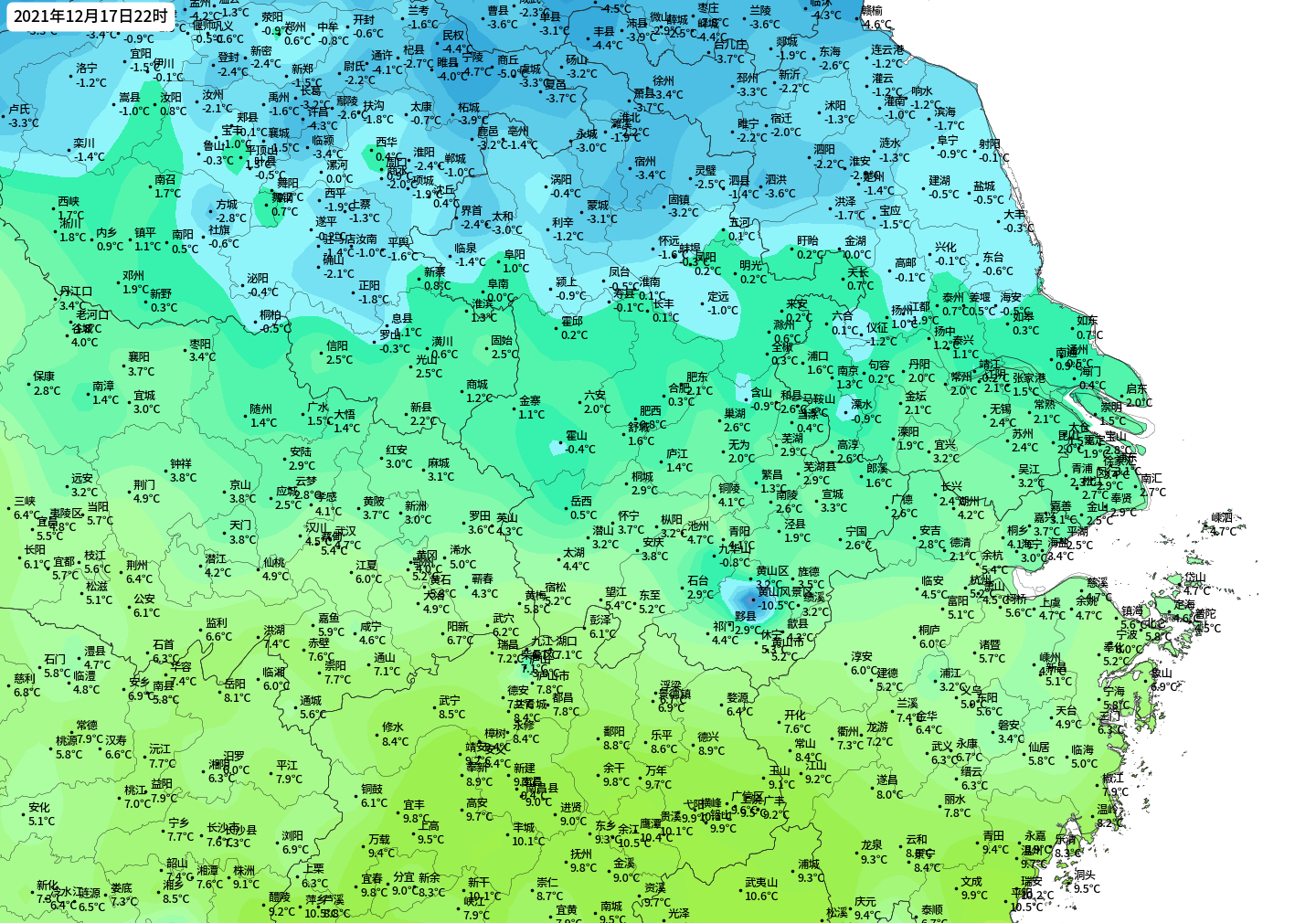 冷流云穿过山东，南方沿海出现下雪概率！权威预报：上海或小雪