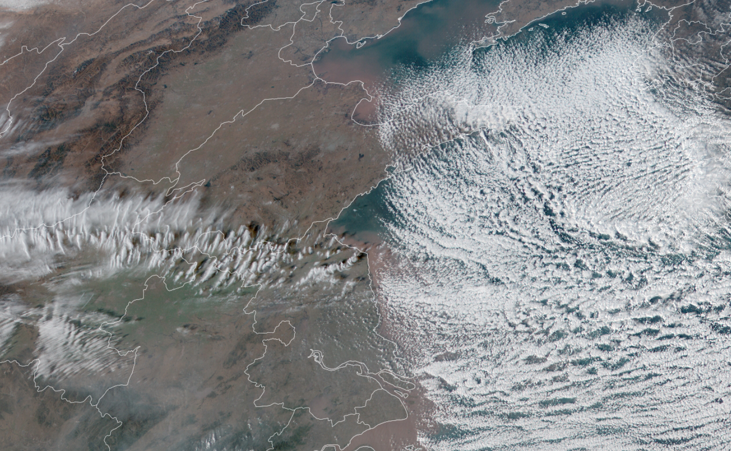 冷流云穿过山东，南方沿海出现下雪概率！权威预报：上海或小雪