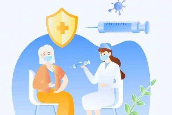 科学防疫接种新冠病毒疫苗给老人一个安心