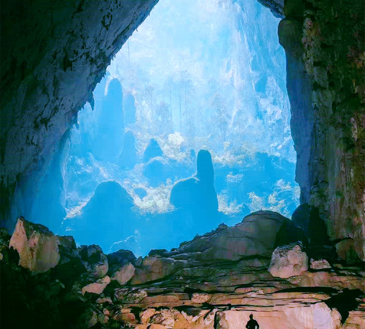 越南第一大洞,里面有森林、河流、沙滩,仿佛能通向“异世界”