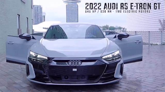 新款奥迪RS e-tron GT，646马力3.3秒破百，换壳保时捷Taycan?