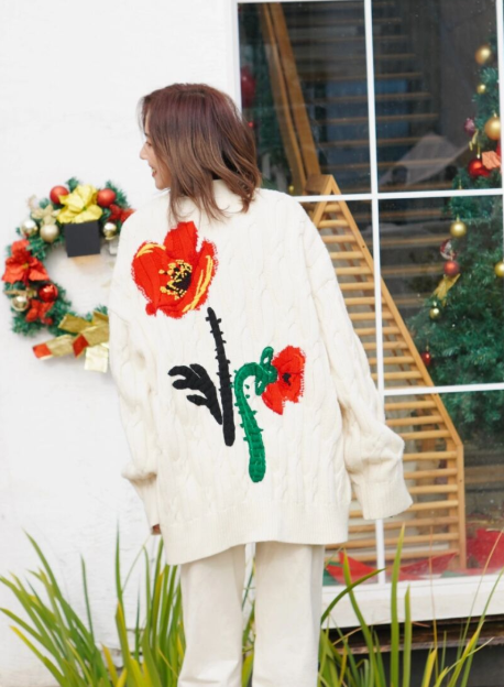 想要温柔还保暖？瞧博主的毛衣穿搭方法，让你做个美美的小仙女